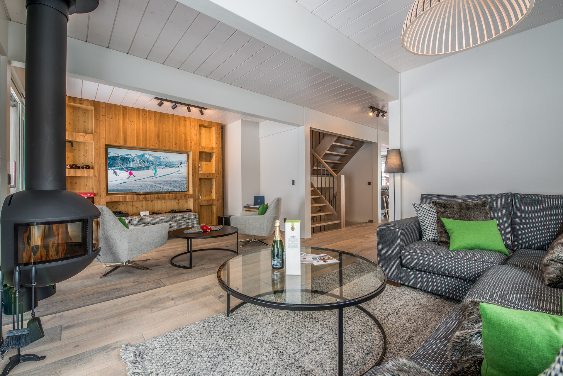 Courchevel 1550 Location Chalet Luxe Niuzot Séjour 