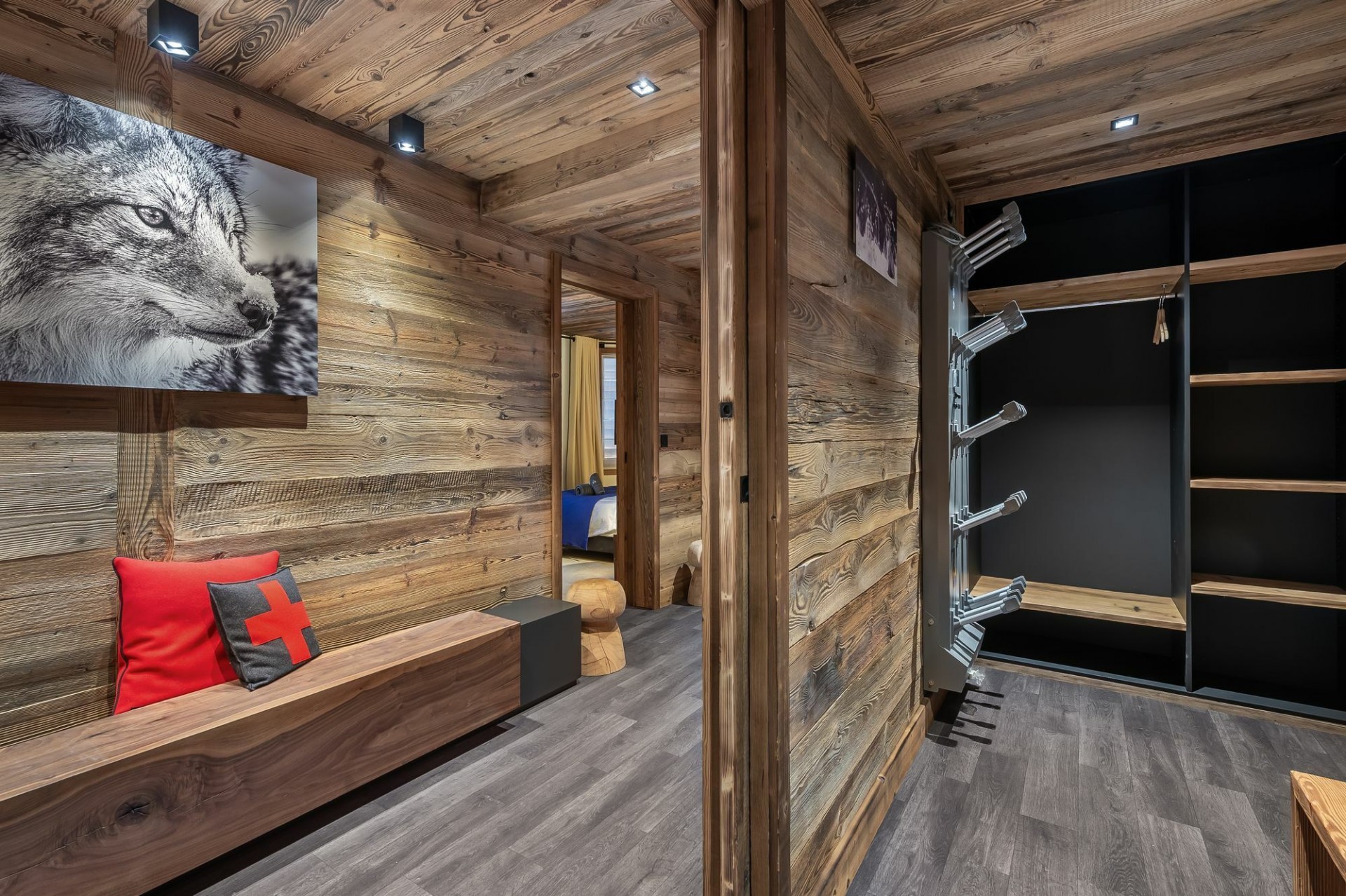 Courchevel Luxury Rental Chalet Nuummite Ski Room