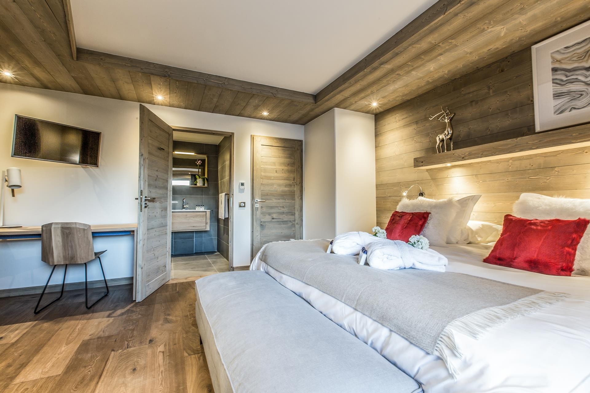 Courchevel 1650 Location Appartement Luxe Akorlonte Chambre 2