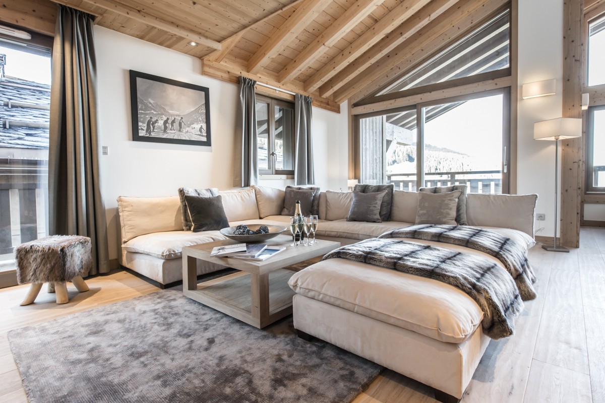 Courchevel 1650 Location Appartement Luxe Allanite Séjour 2