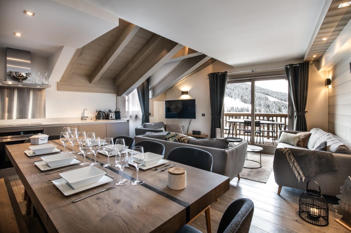 Courchevel 1650 Location Appartement Luxe Altanto Séjour