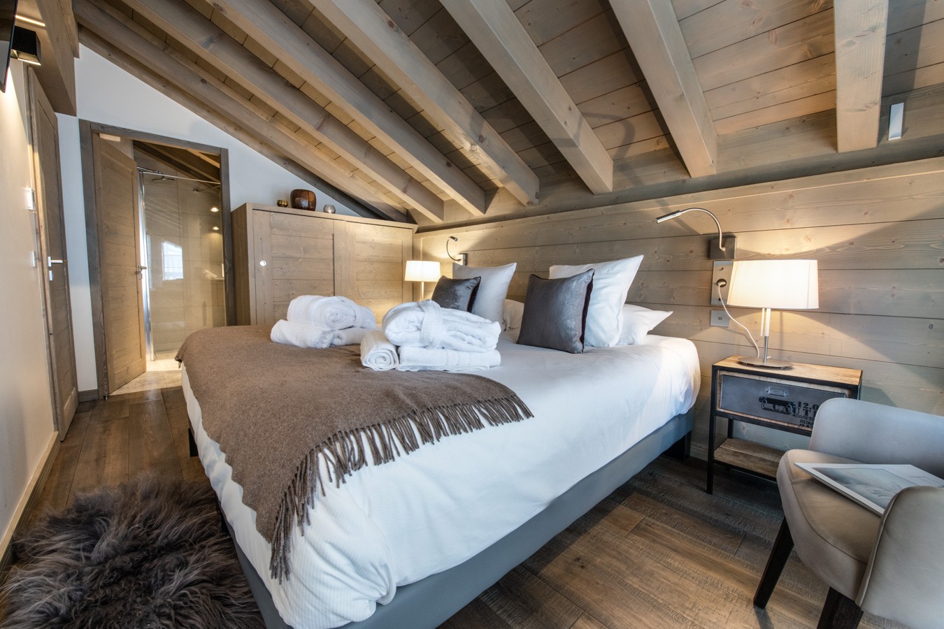 Courchevel 1650 Luxury Rental Appartment Amerile Bedroom 2