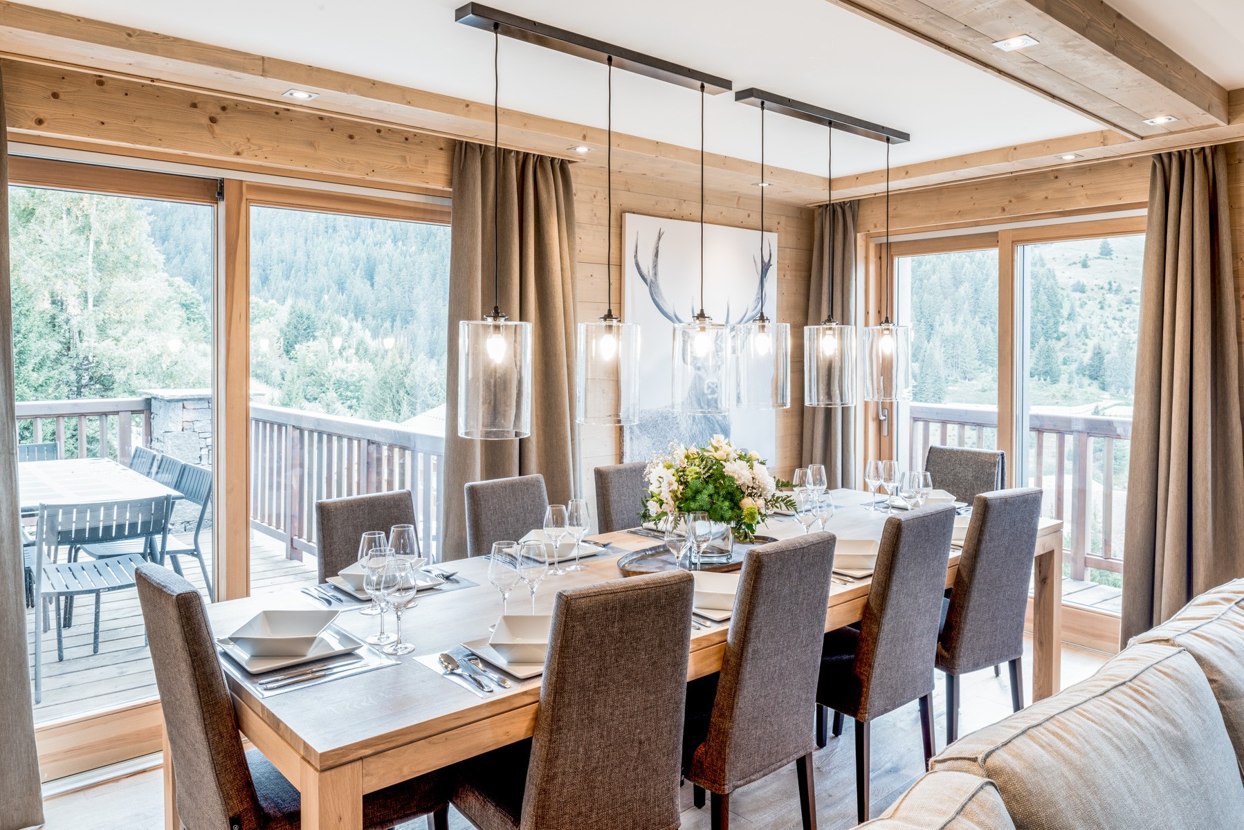 Courchevel 1650 Location Appartement Luxe Amethyste Salle A Manger