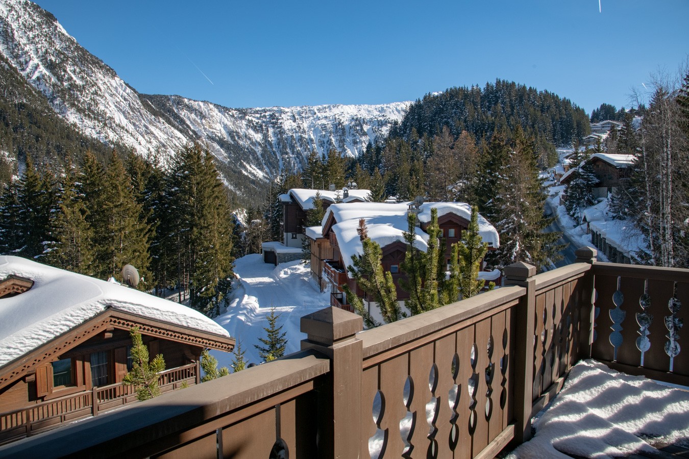 Courchevel 1650 Location Appartement Luxe Aurilite Balcon