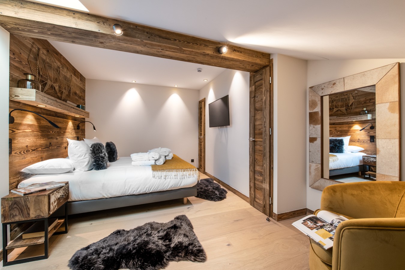 Courchevel 1650 Luxury Rental Appartment Aurulite Bedroom 3