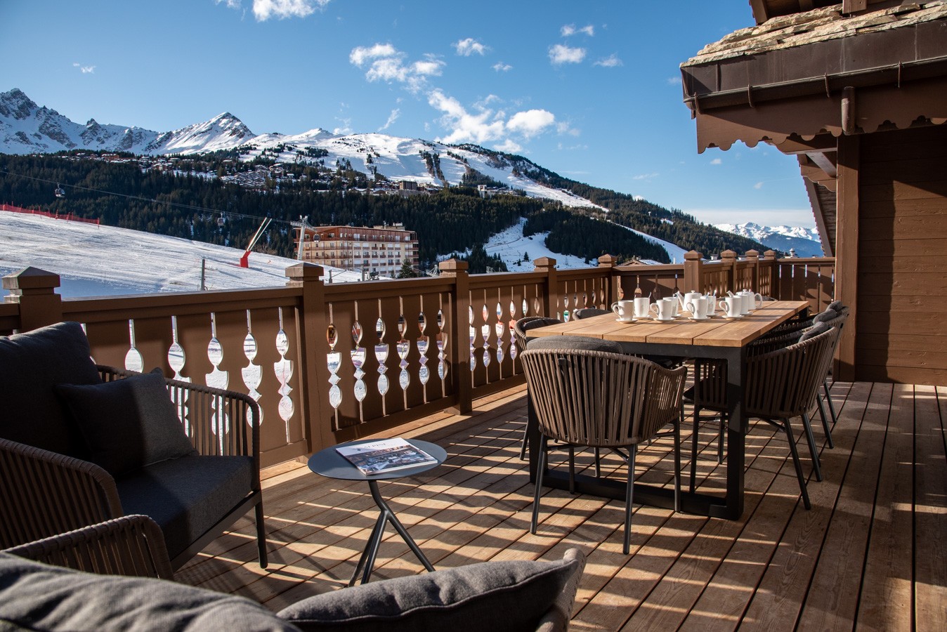 Courchevel 1650 Luxury Rental Appartment Aurylite Terrace