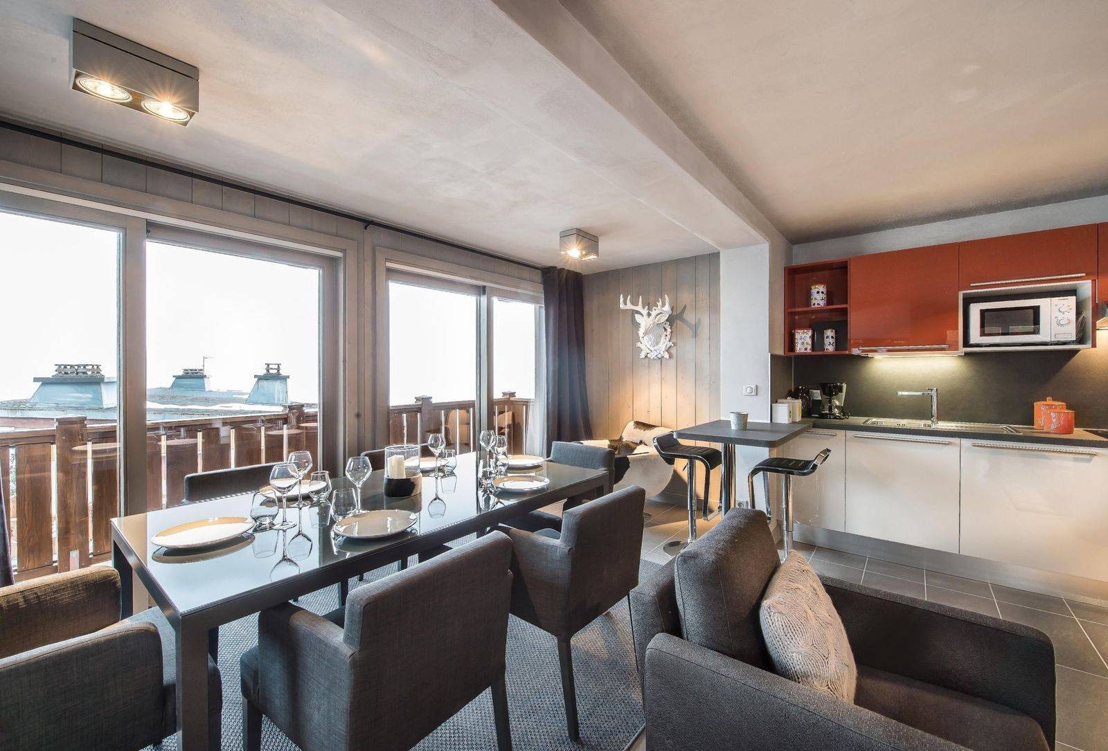 Courchevel 1650 Location Appartement Luxe Simeline Salle A Manger