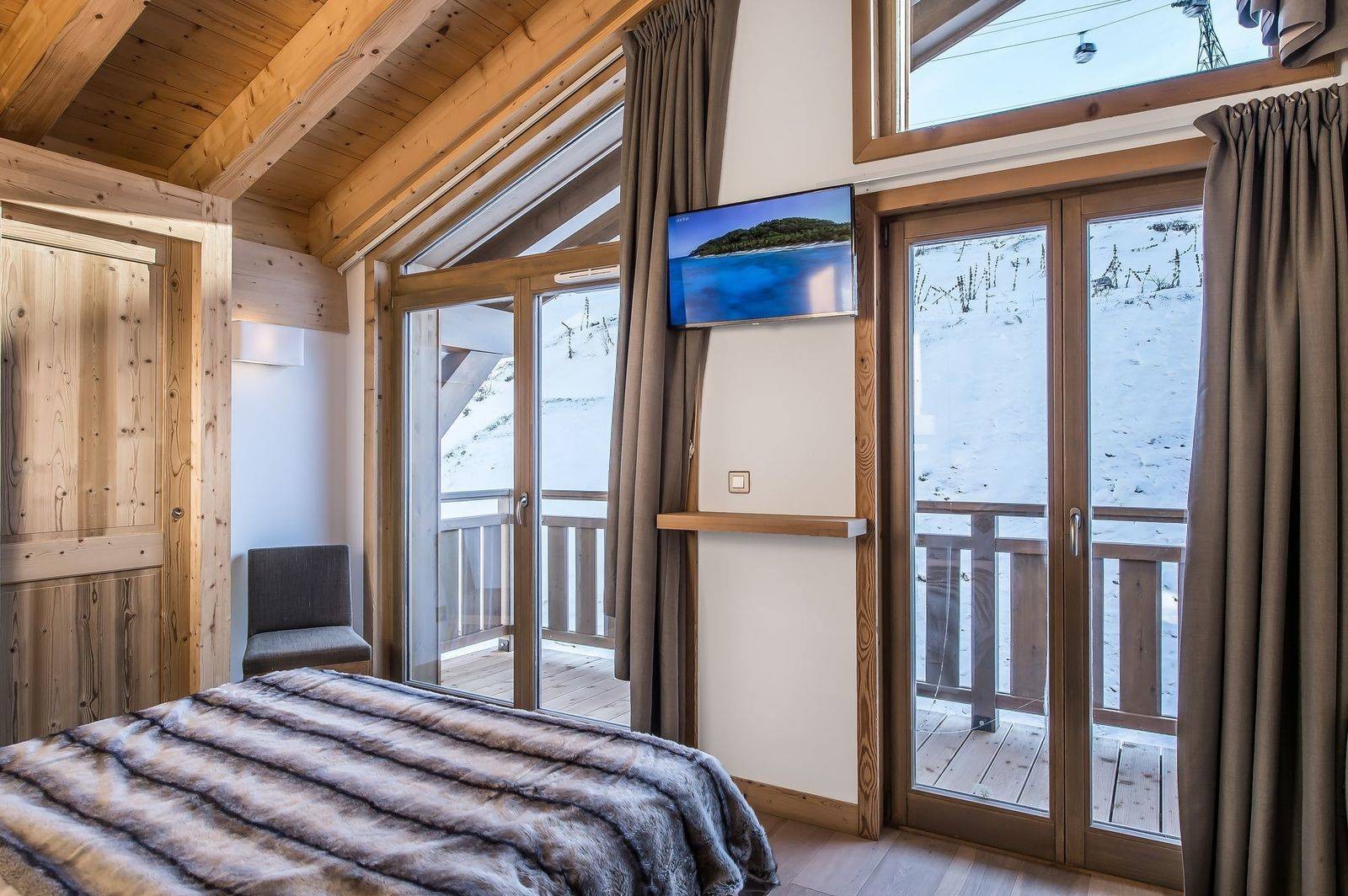 Courchevel 1650 Location Appartement Luxe Temagamite Chambre 3
