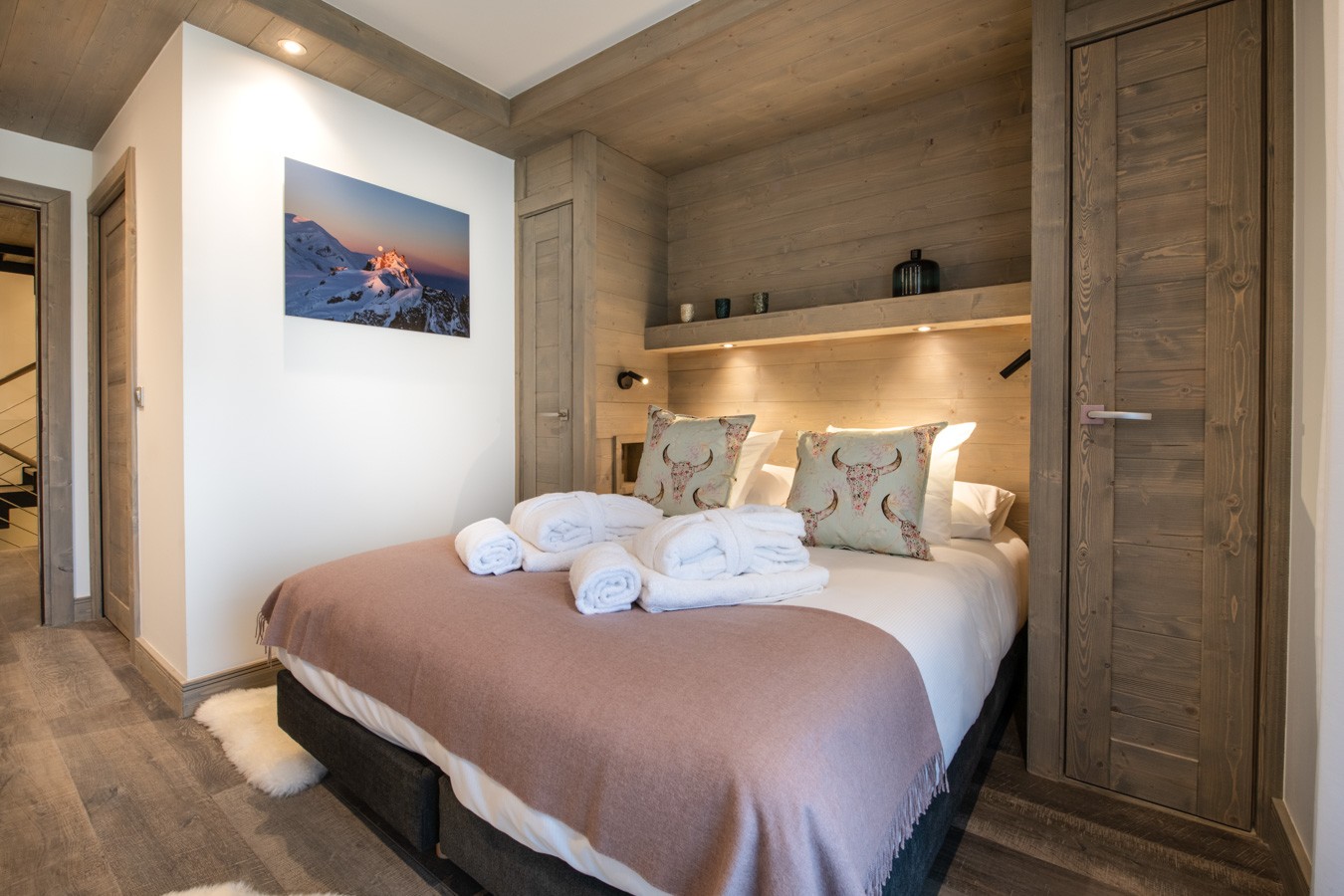 Courchevel 1650 Luxury Rental Chalet Akarlonte Bedroom