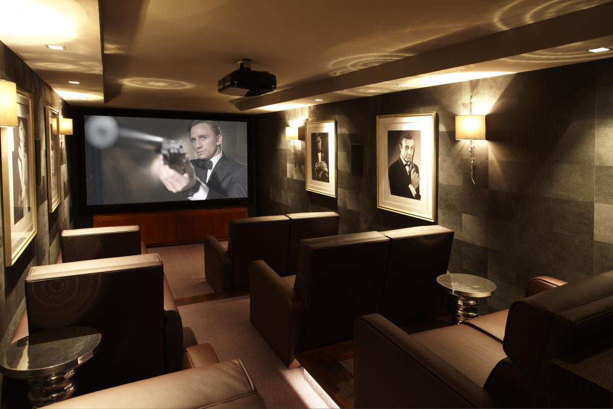 Courchevel 1650 Location Chalet Luxe Bagrationite Cinema 