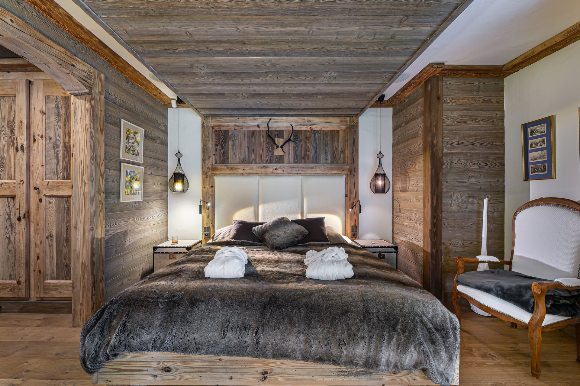 Courchevel 1650 Location Chalet Luxe Courbou Chambre 4