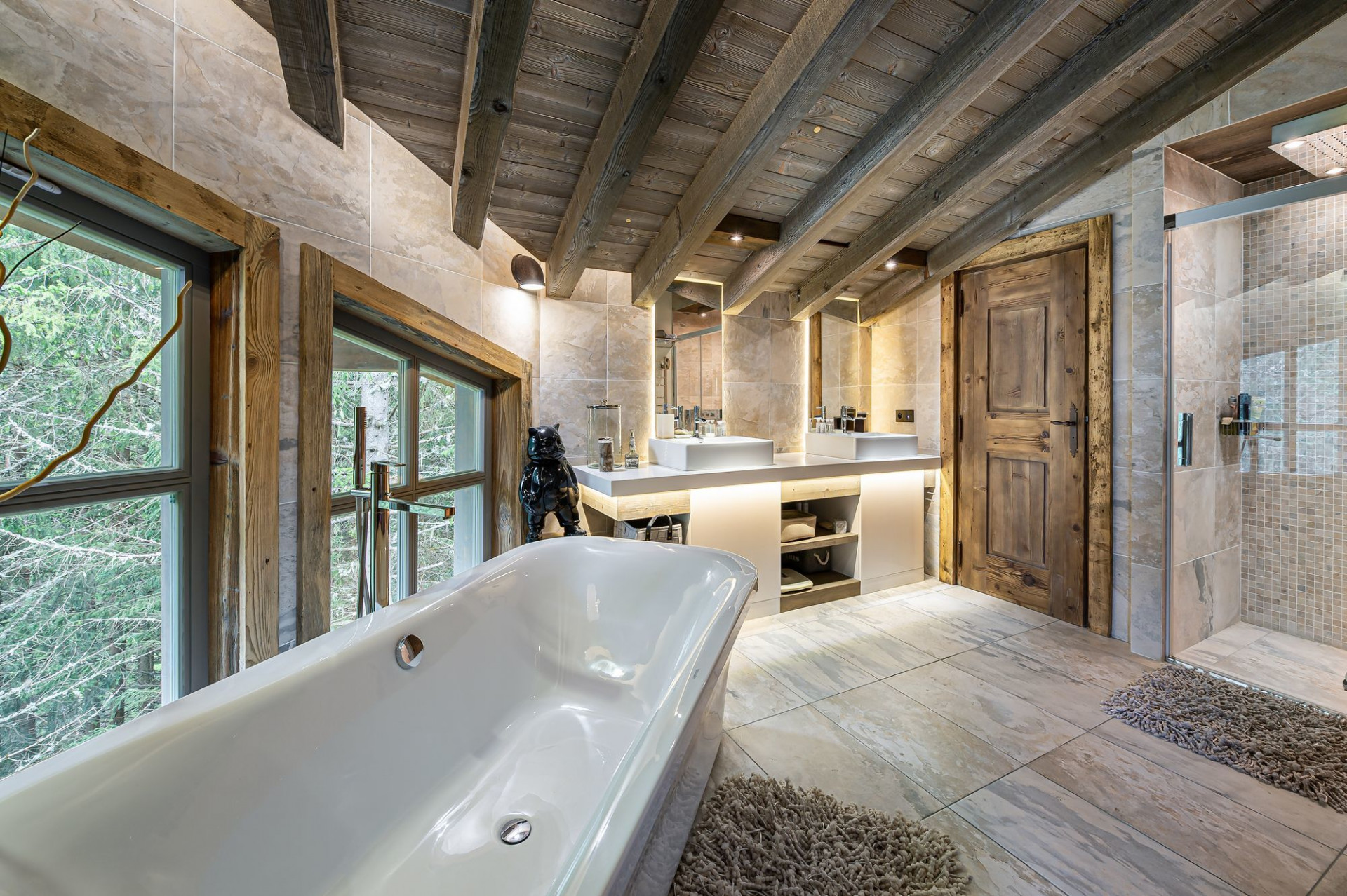 Courchevel 1650 Location Chalet Luxe Courbou Salle De Bain