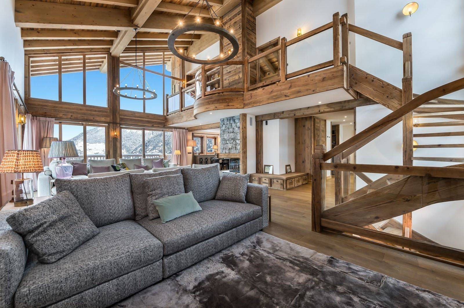 Courchevel 1650 Luxury Rental Chalet Ebella Living Room 4