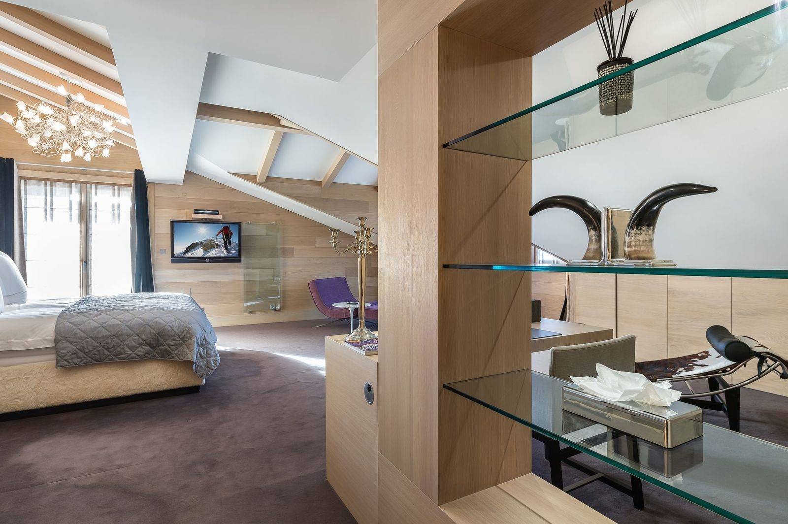 Courchevel 1650 Luxury Rental Chalet Nexilovite Bedroom 3