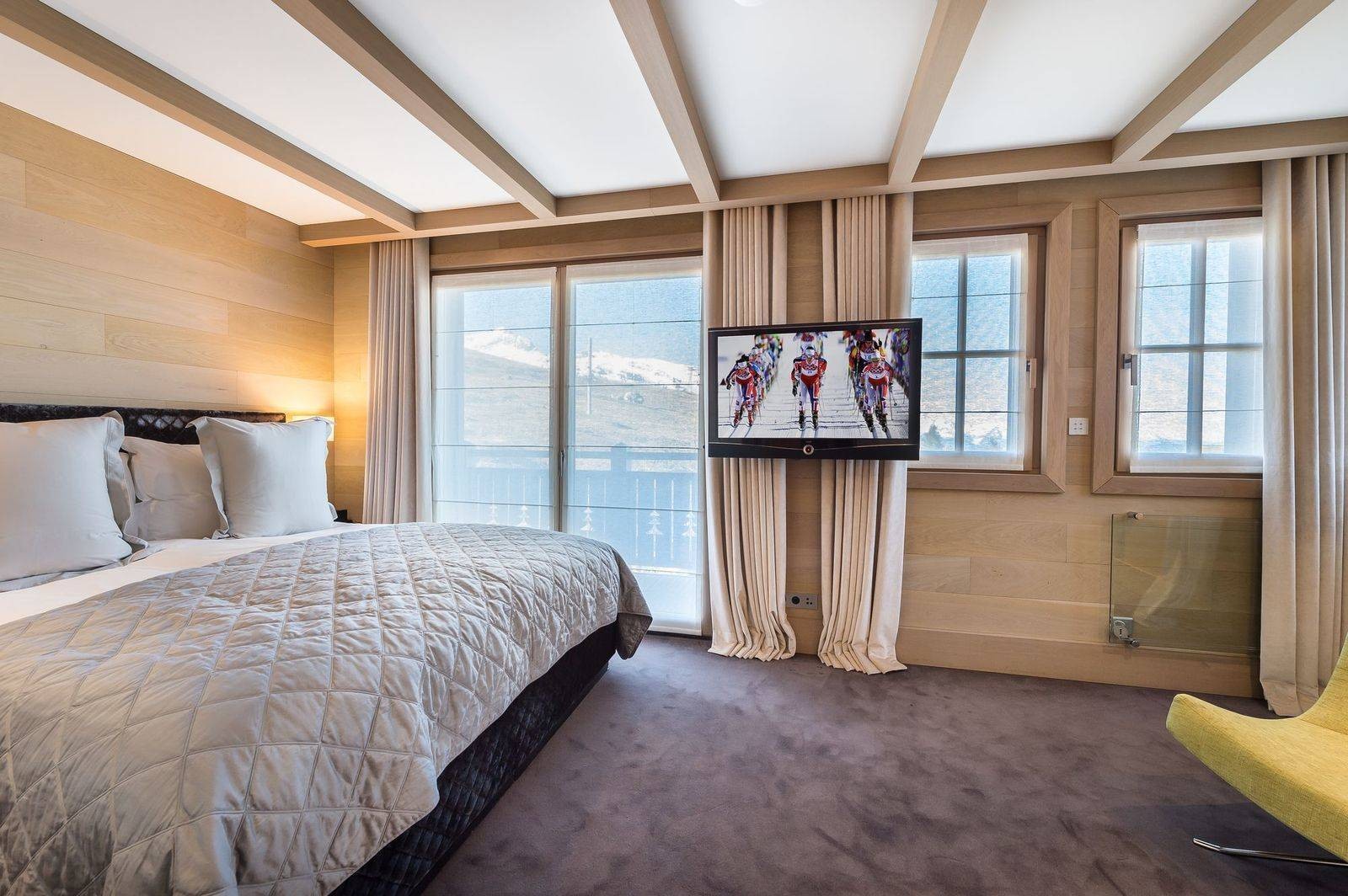 Courchevel 1650 Luxury Rental Chalet Nexilovite Bedroom 6