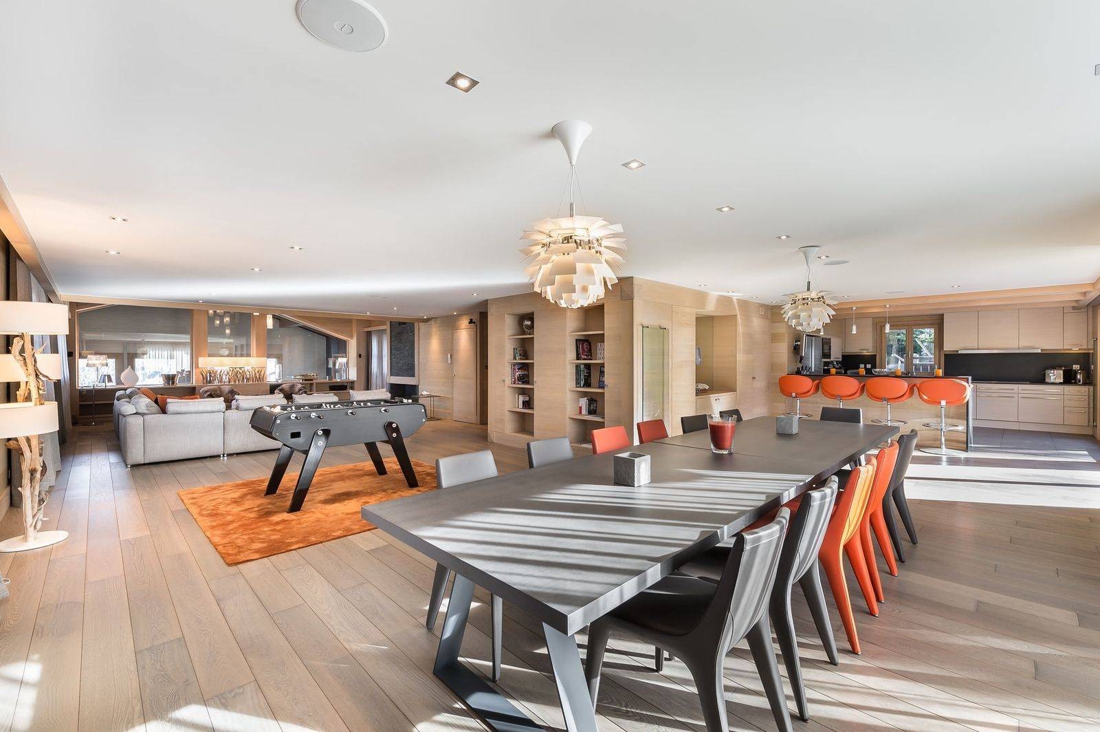Courchevel 1650 Luxury Rental Chalet Nexilovite Dining Room
