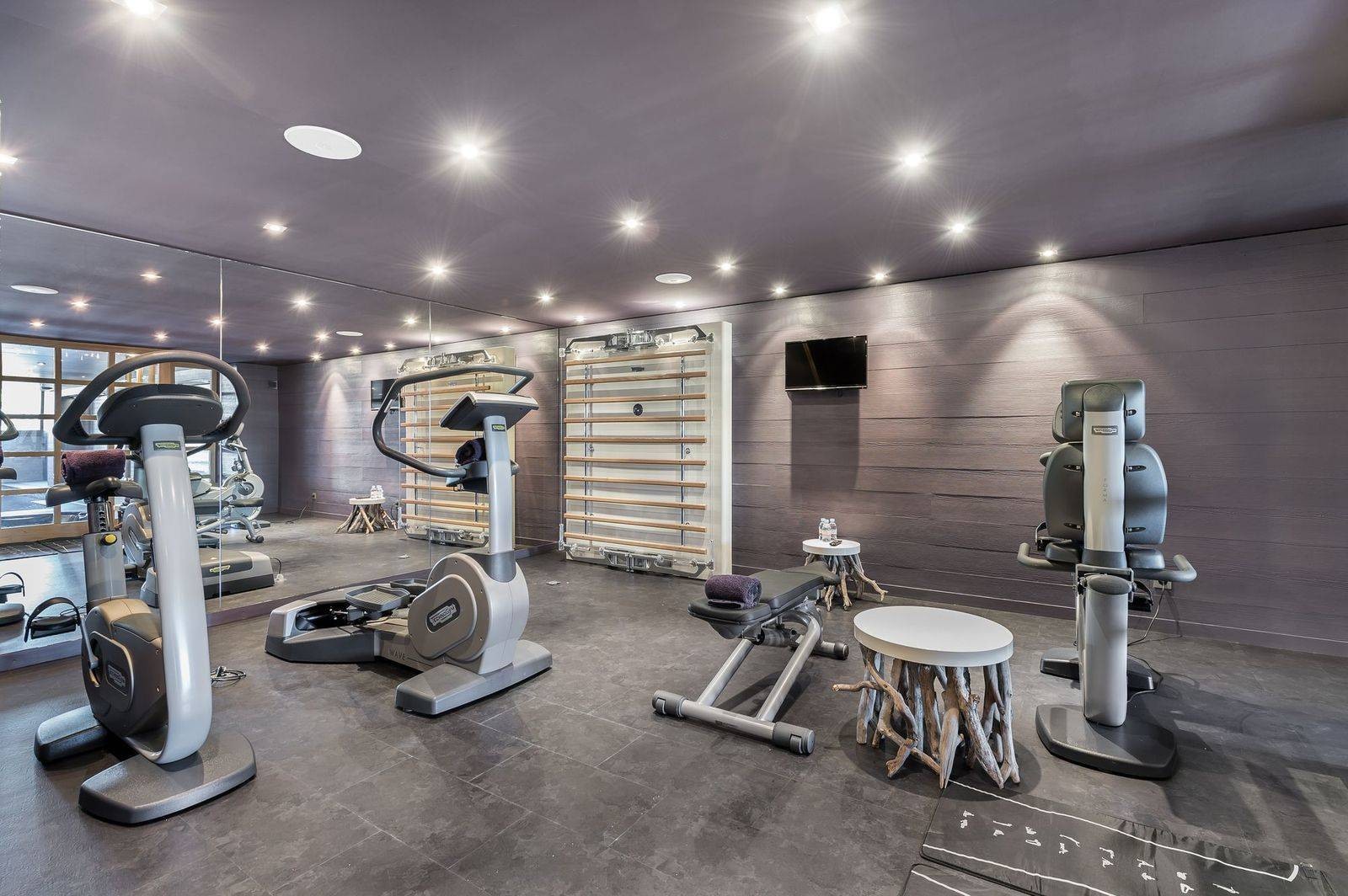 Courchevel 1650 Luxury Rental Chalet Nexilovite Fitness Room