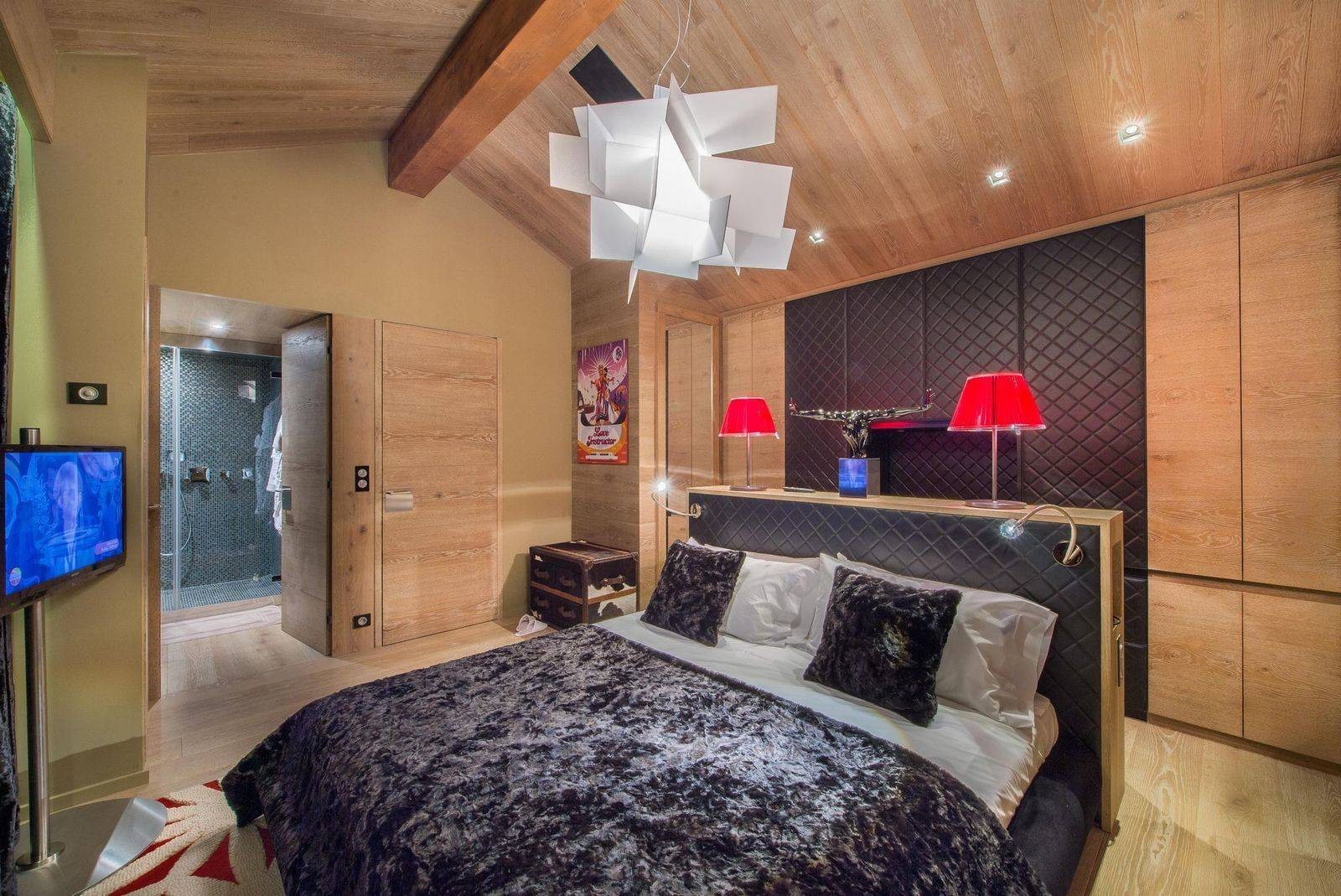 Courchevel 1650 Luxury Rental Chalet Nezilovite Bedroom 2