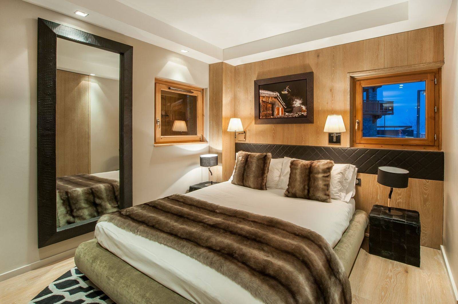 Courchevel 1650 Luxury Rental Chalet Nezilovite Bedroom 3