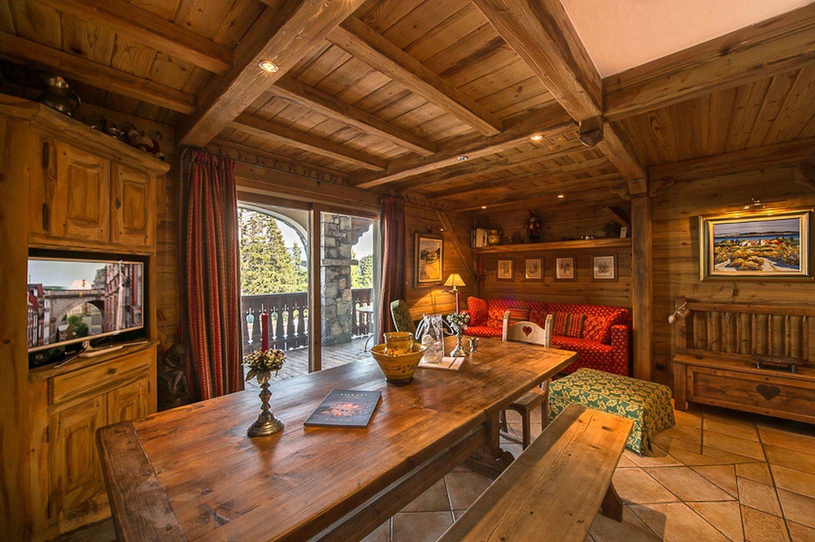Courchevel 1850 Luxury Rental Appartment Carrolate Dining Room