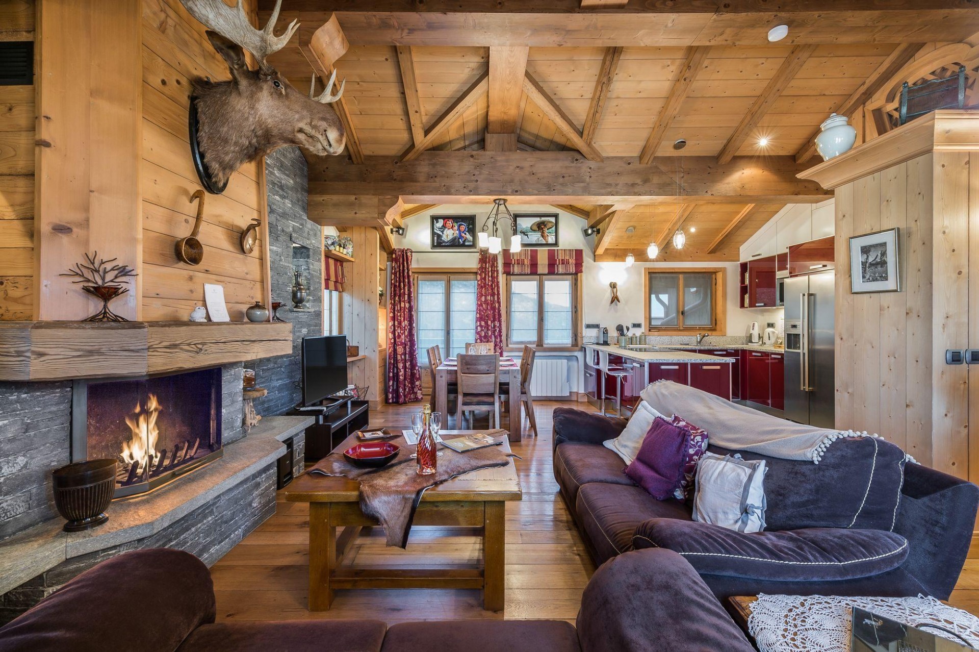 Courchevel 1850 Luxury Rental Appartment Cetanite Living Room 3