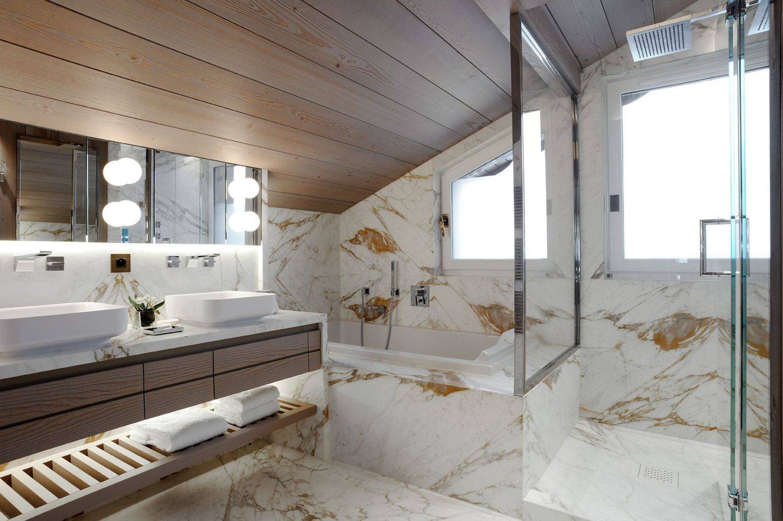 Courchevel 1850 Location Appartement Luxe Dalpina Salle De Bain
