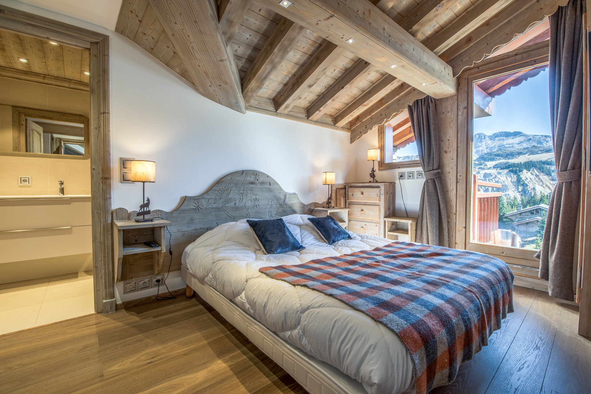 Courchevel 1850 Location Appartement Dans Résidence Luxe Niuliu Chambre 2