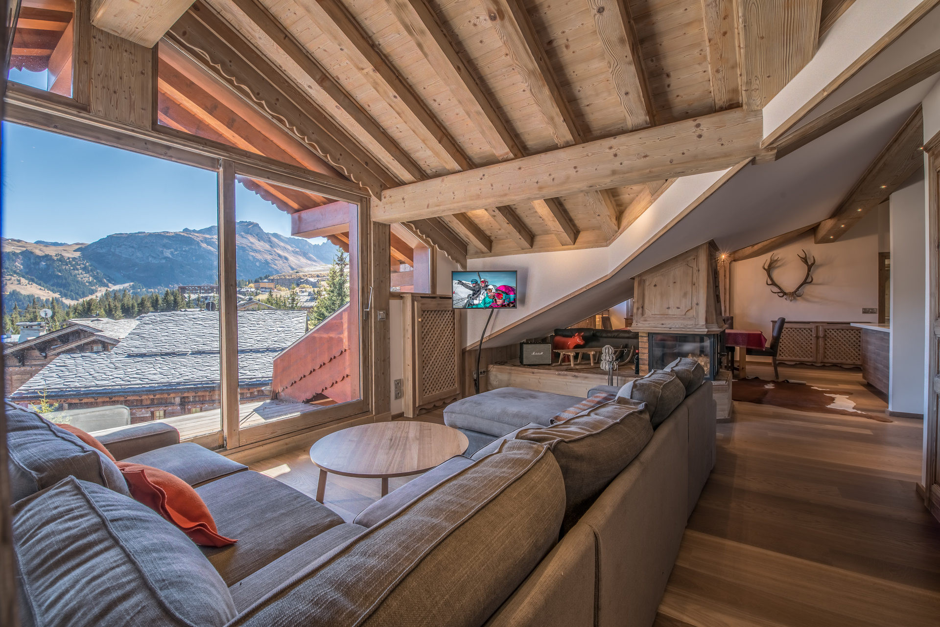 Courchevel 1850 Location Appartement Dans Résidence Luxe Niuliu Séjour 1