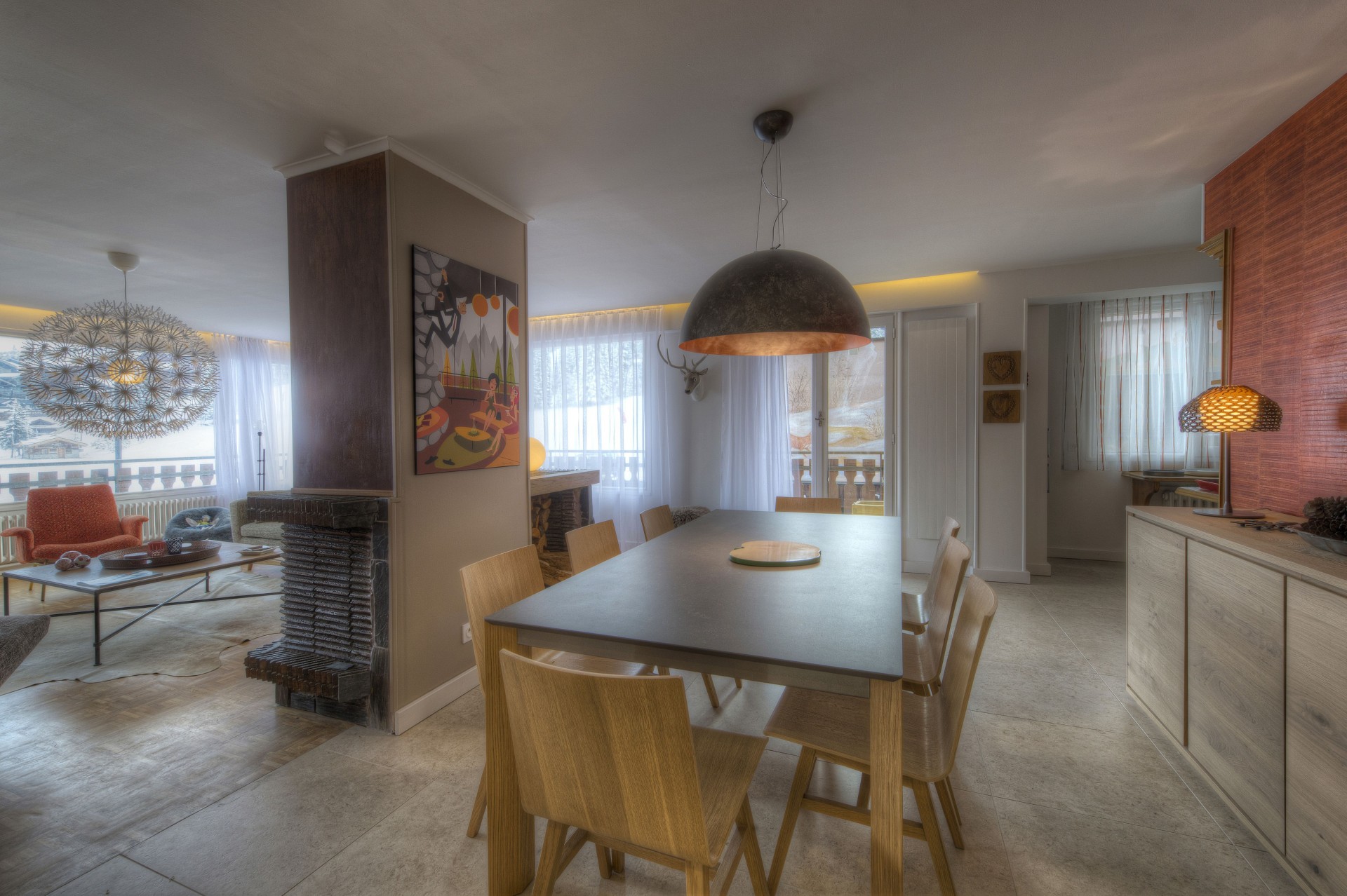 Courchevel 1850 Luxury Rental Appartment Taramite Dining Room 2