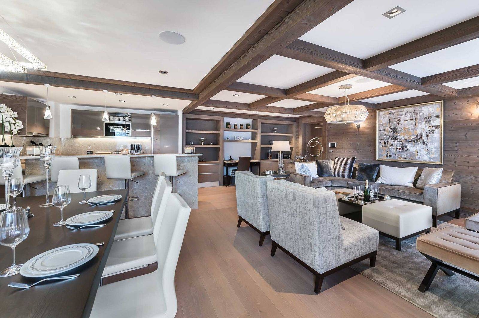 Courchevel 1850 Location Appartement Luxe Visix Séjour 3