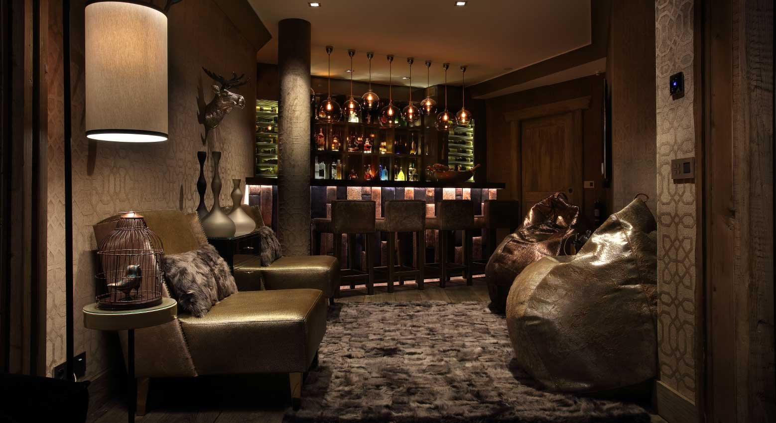 Courchevel 1850 Location Chalet Luxe Acorite Salon 