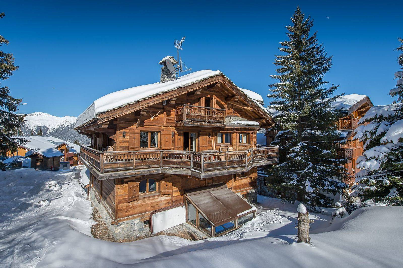 Courchevel 1850 Location Chalet Luxe Azurite Extérieur