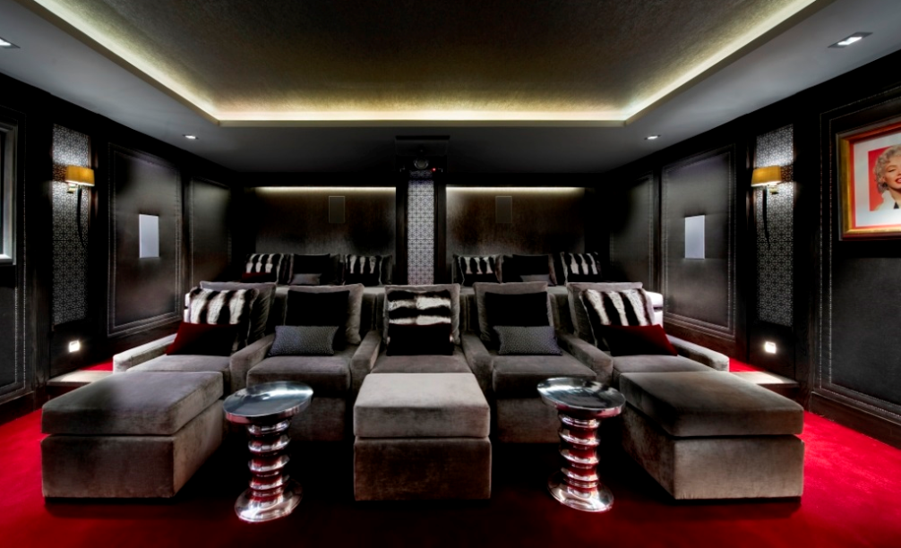 Courchevel 1850 Luxury Rental Appartment Carnatite Cinema Room
