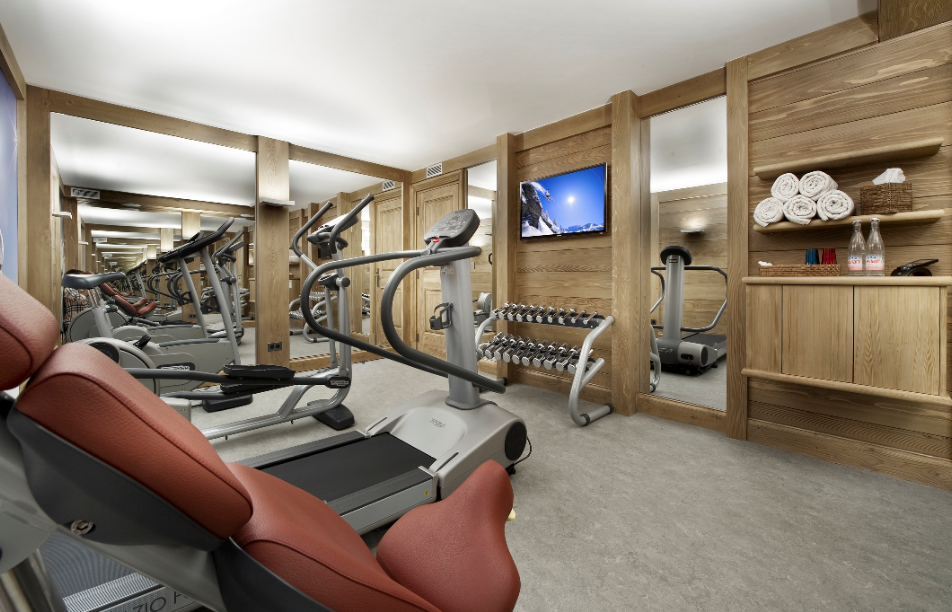 Courchevel 1850 Luxury Rental Appartment Carnatite Fitness Room