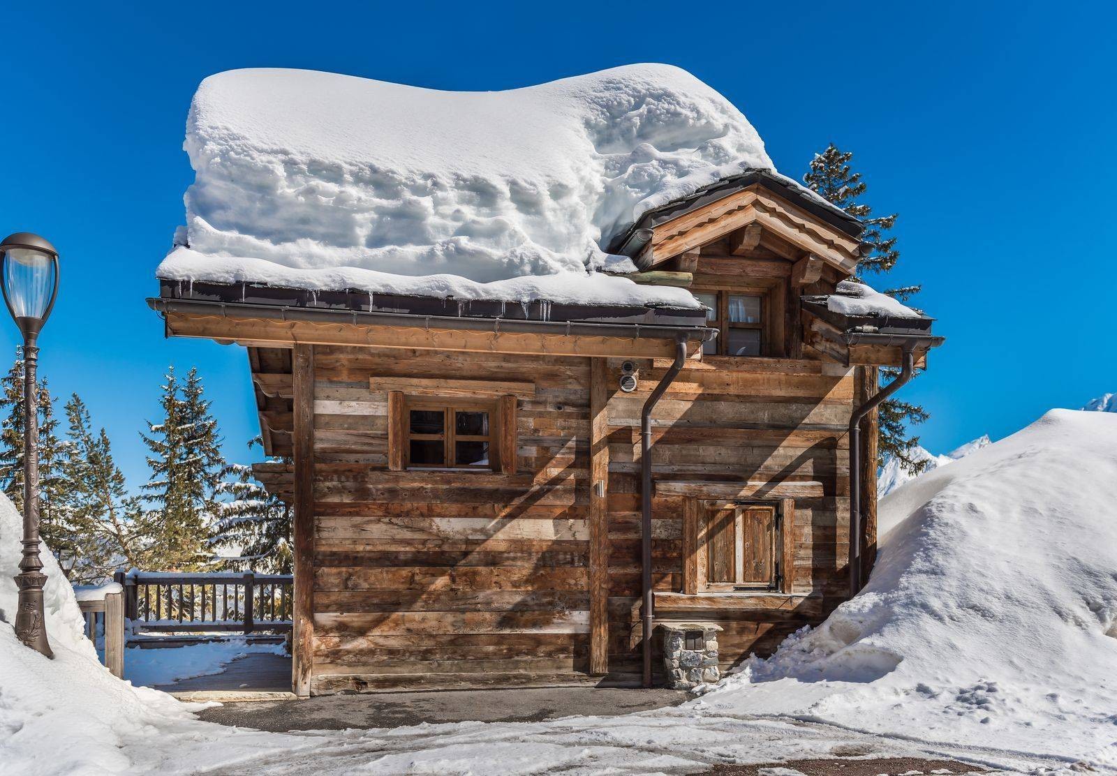 Courchevel 1850 Location Chalet Luxe Cesarolite Extérieur 2