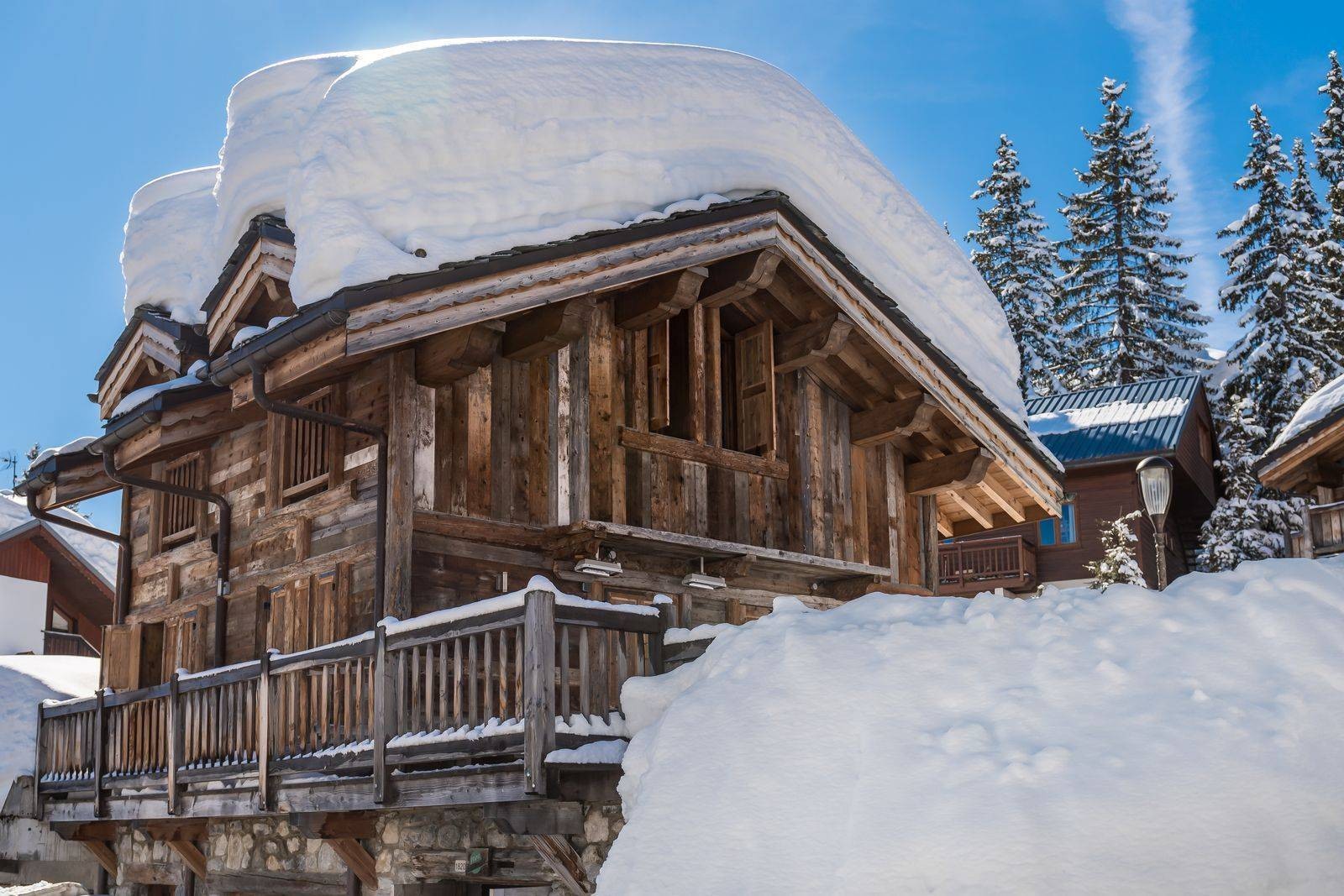 Courchevel 1850 Location Chalet Luxe Cesarolite Extérieur 3