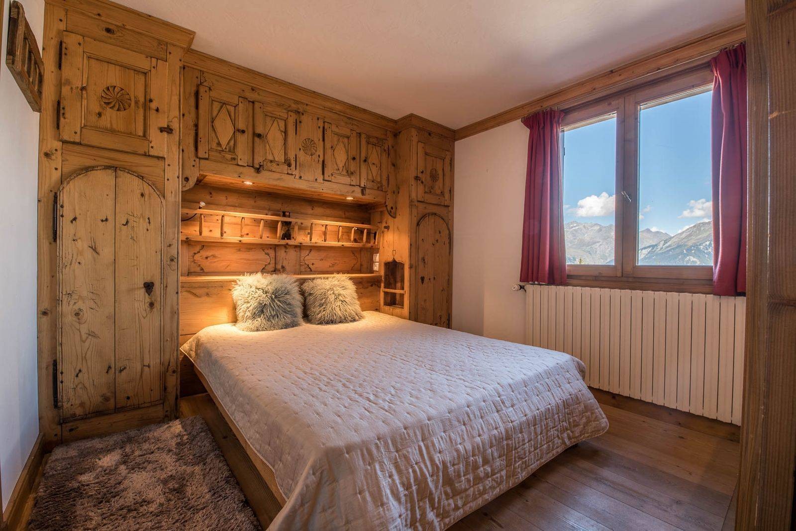 Courchevel 1850 Location Chalet Luxe Chrysoprase Bedroom