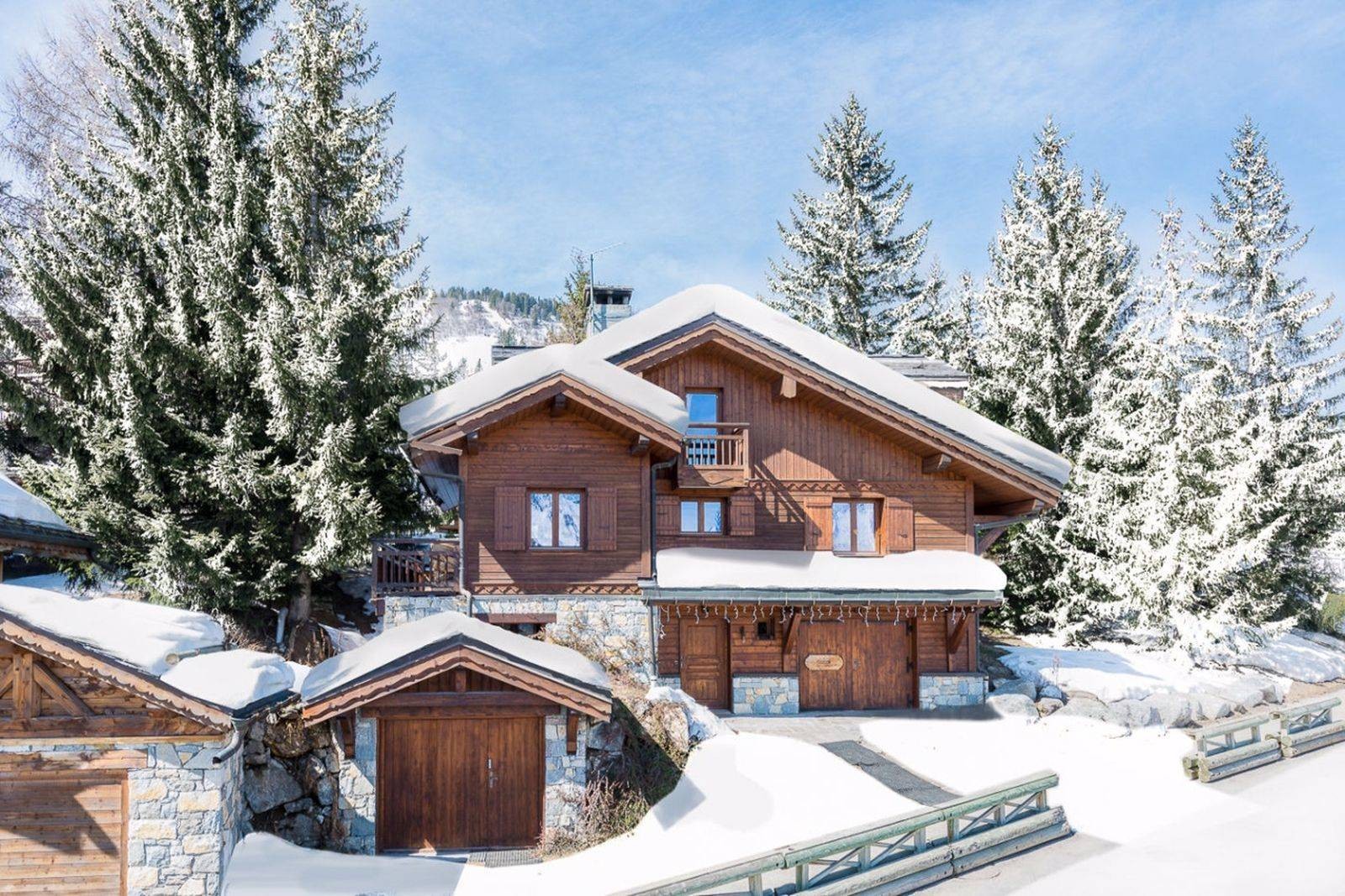 Courchevel 1850 Location Chalet Luxe Chrysoprase Extérieur