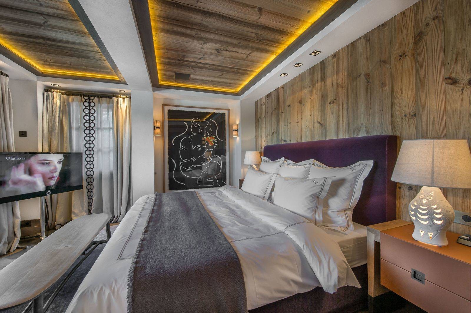 Courchevel 1850 Location Chalet Luxe Chudobaïte Chambre 4