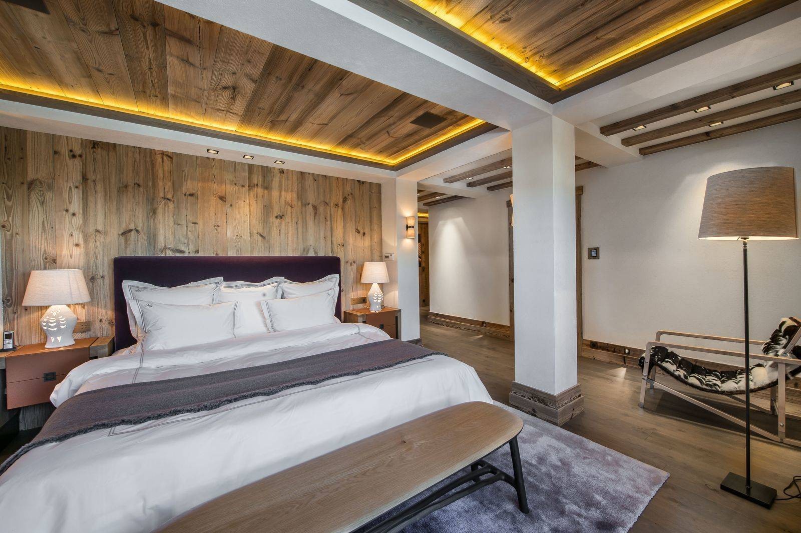 Courchevel 1850 Location Chalet Luxe Chudobaïte Bedroom 8