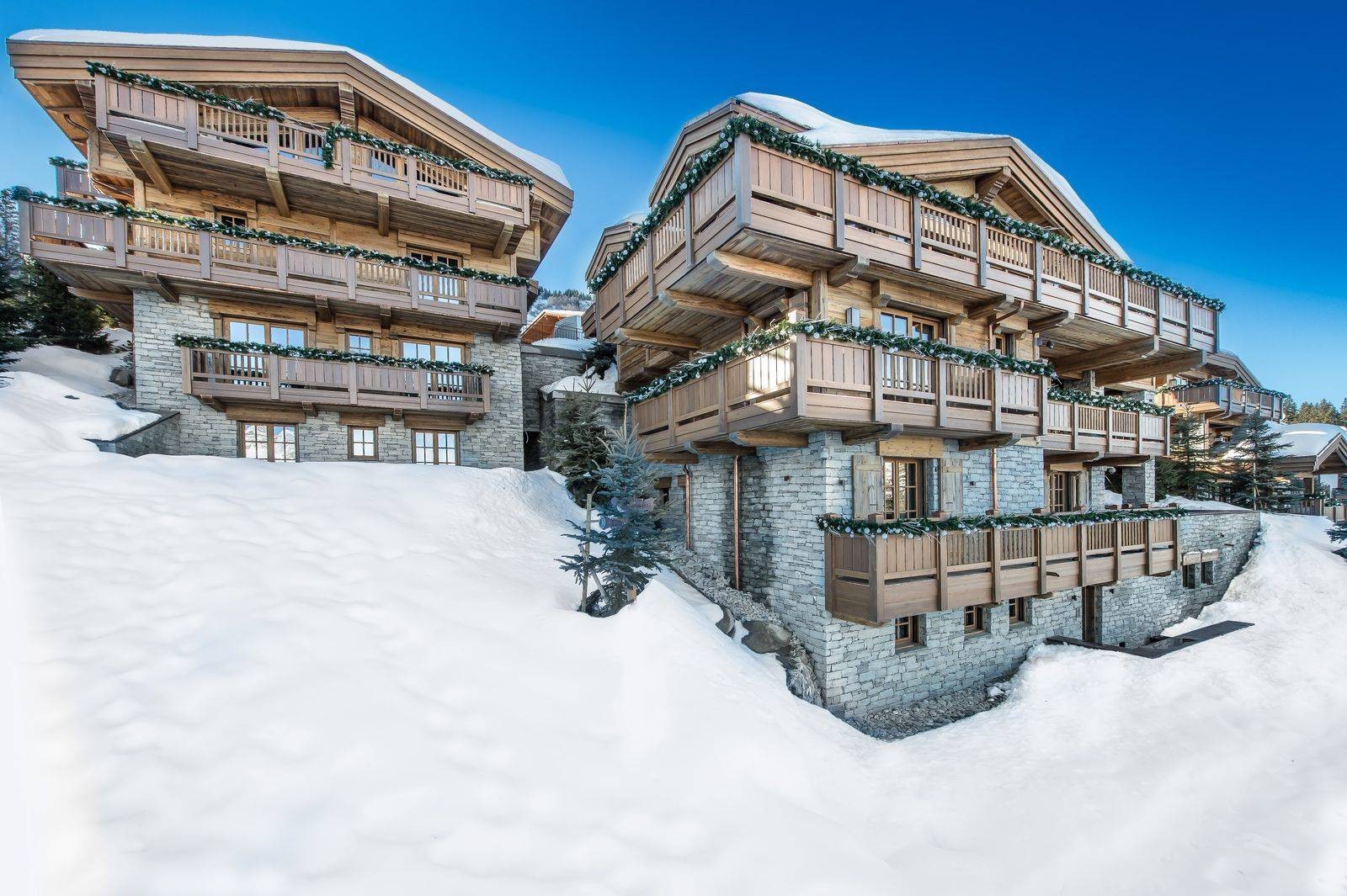 Courchevel 1850 Location Chalet Luxe Chudobaïte Extérieur