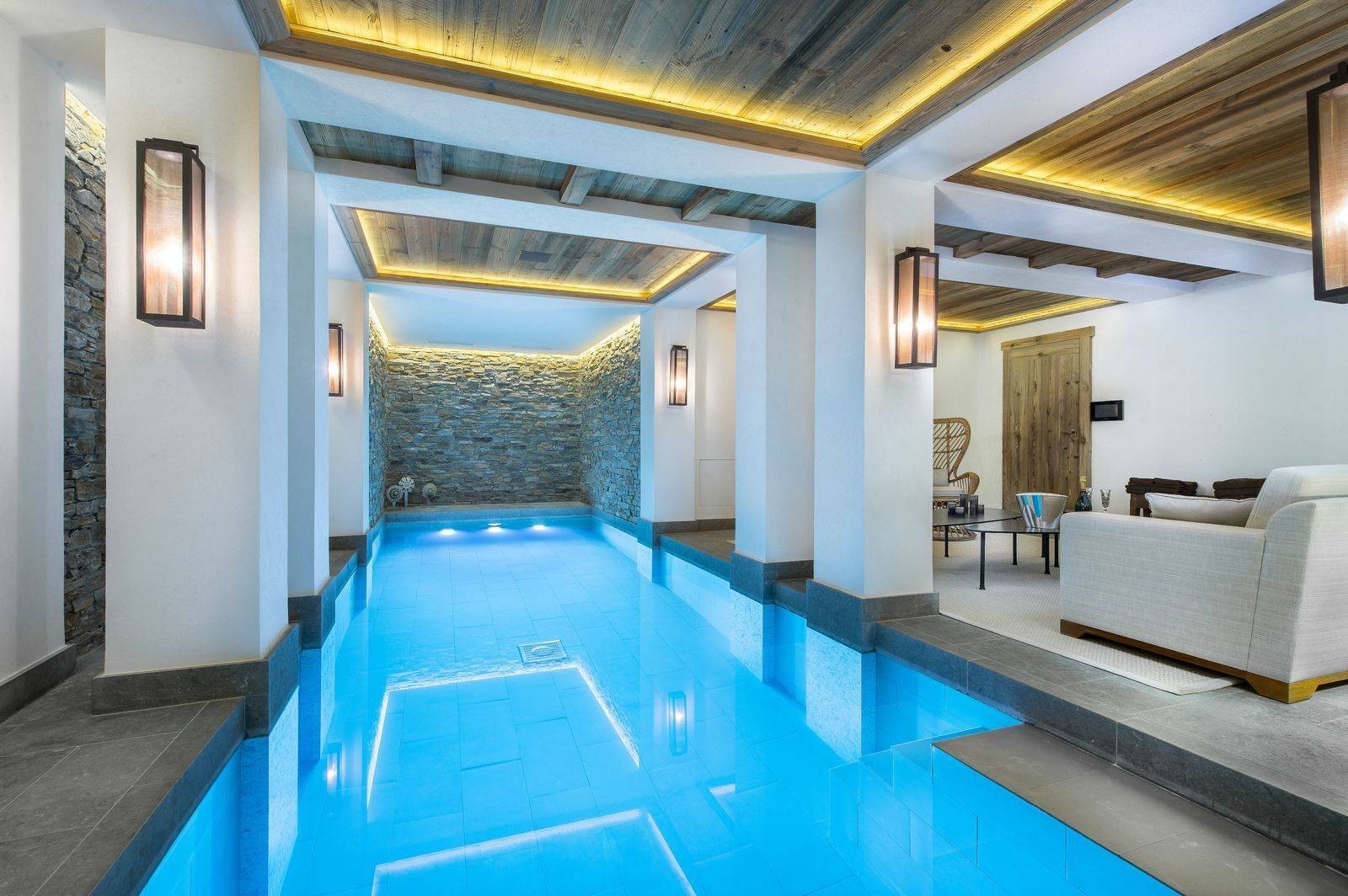 Courchevel 1850 Location Chalet Luxe Chudobaïte Piscine