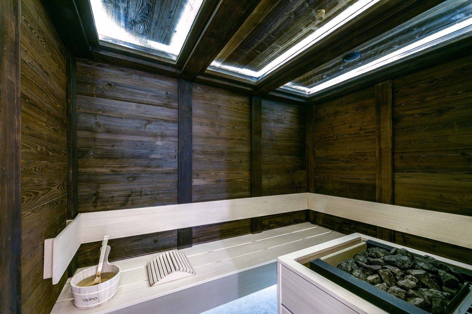 Courchevel 1850 Location Chalet Luxe Chudobaïte Sauna