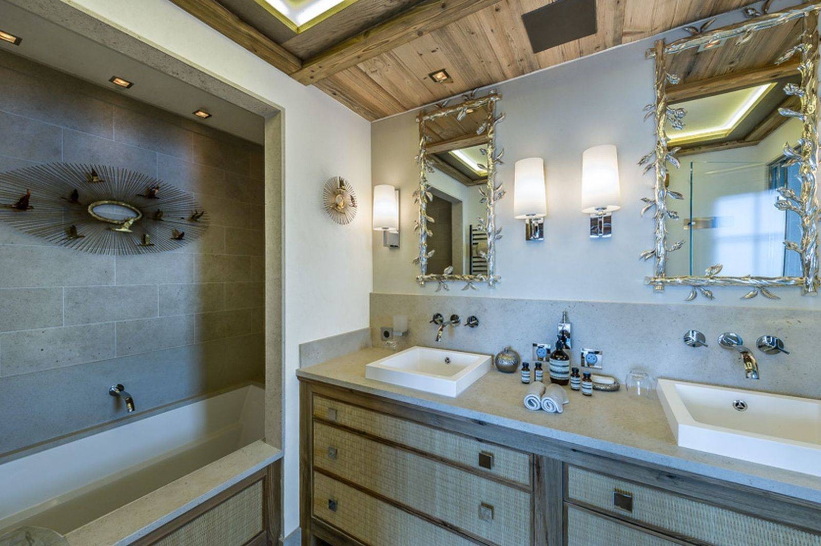 Courchevel 1850 Location Chalet Luxe Chursinite Salle De Bain 2