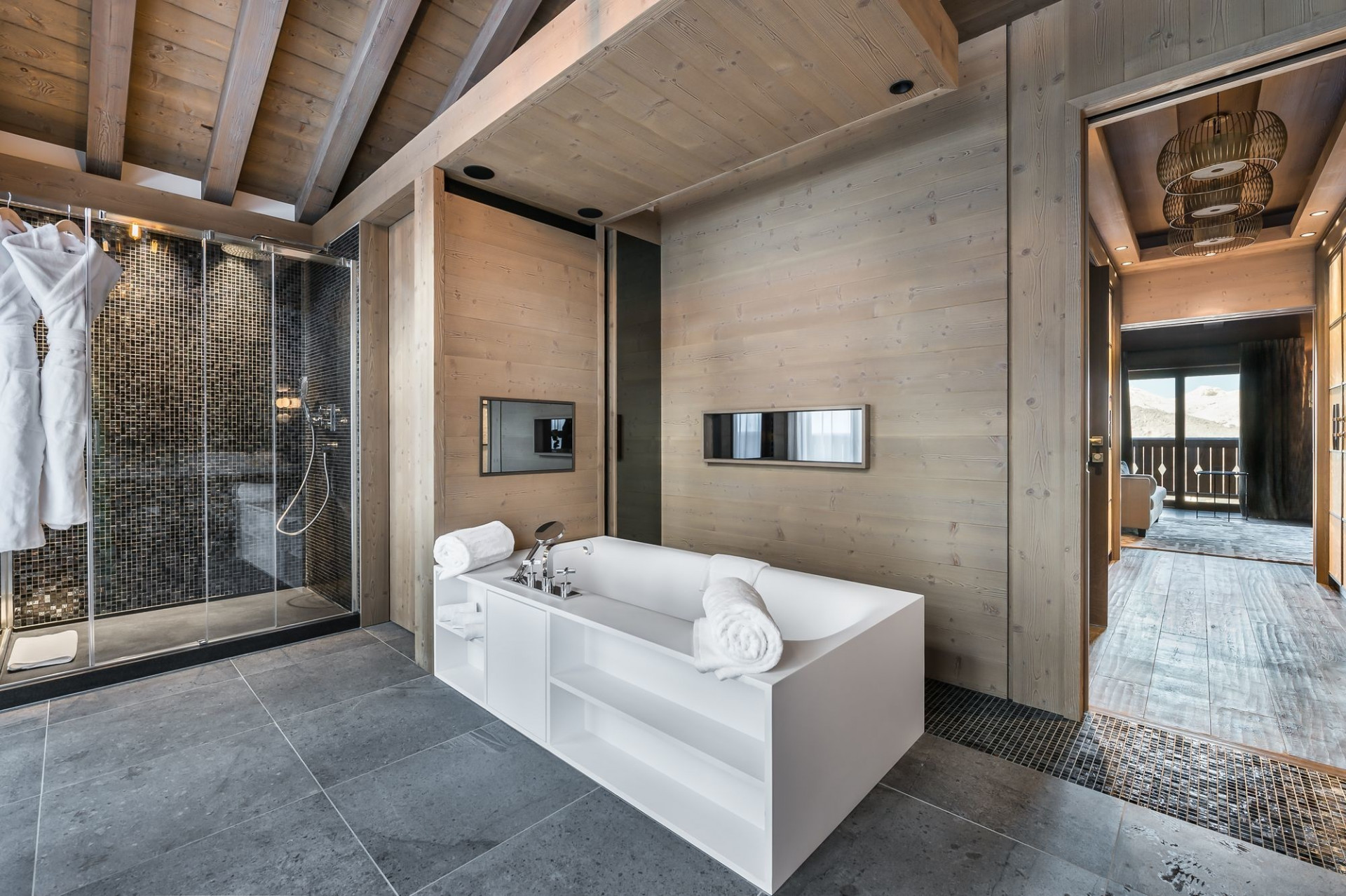 Courchevel 1850 Location Chalet Luxe Elaxane Salle De Bain