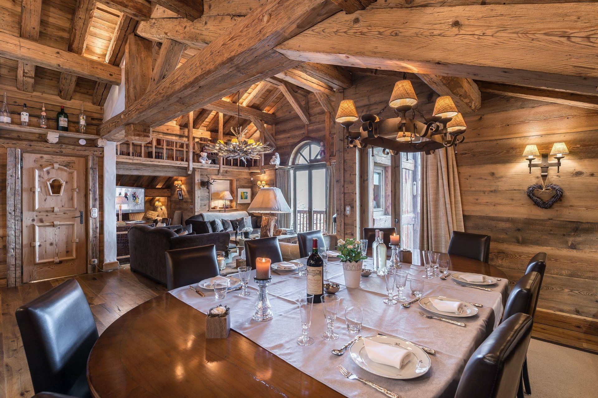 Courchevel 1850 Location Chalet Luxe Esalda Salle A Manger