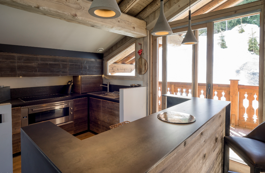 Courchevel 1850 Location Chalet Luxe Mariae Cuisine 