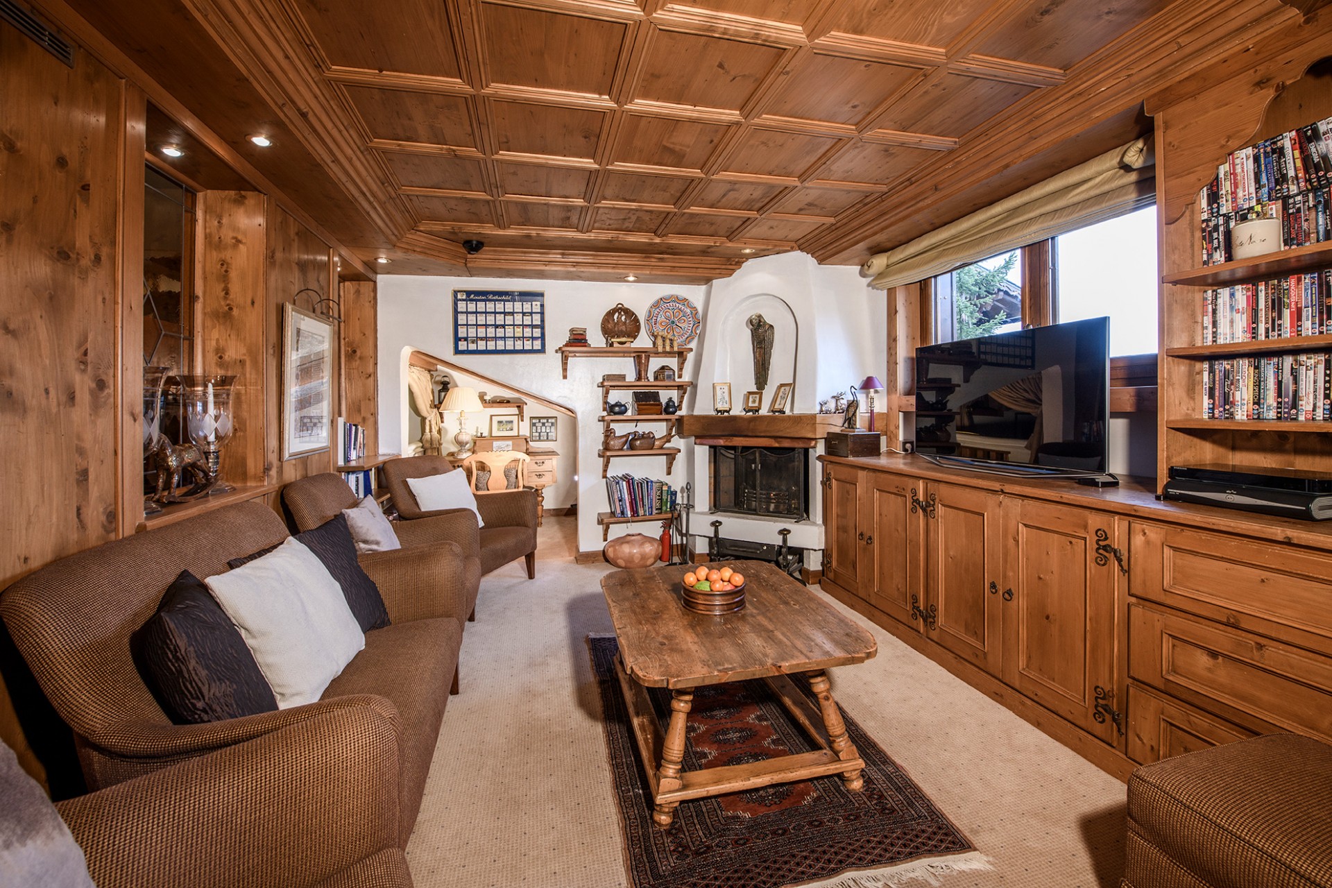 Courchevel 1850 Luxury Rental Chalet Nilia Cinema Room