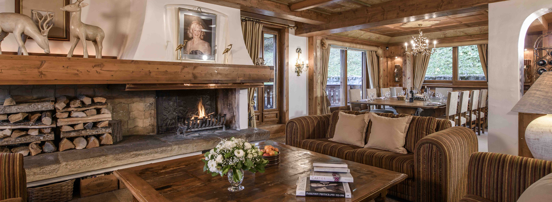 Courchevel 1850 Luxury Rental Chalet Nilia Living Room 3