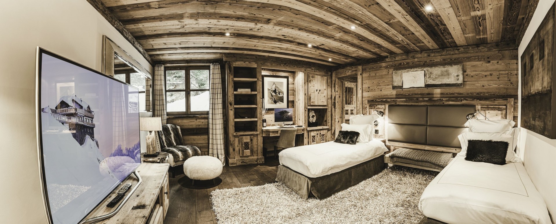 Courchevel 1850 Location Chalet Luxe Nilion Chambre10